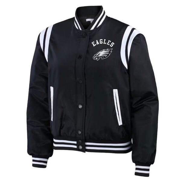 black-full-zip-philadelphia-eagles-bomber-jacket
