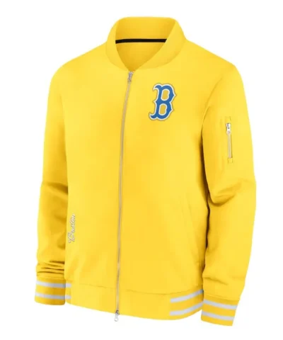 Boston Red Sox City Connect Game Time Gold Jacket