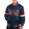 Boston Red Sox Navy Classic Satin Jacket