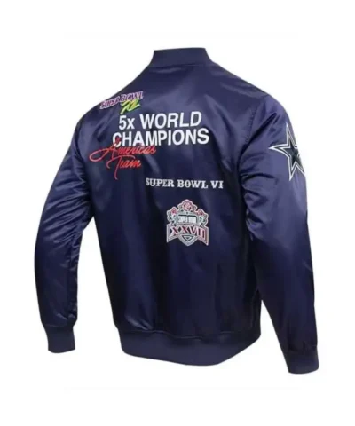 championship-dallas-cowboys-navy-satin-jacket