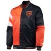 Chicago Bears Leader Satin Jacket