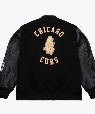 chicago-cubs-black-out-vintage-logo-varsity-jacket