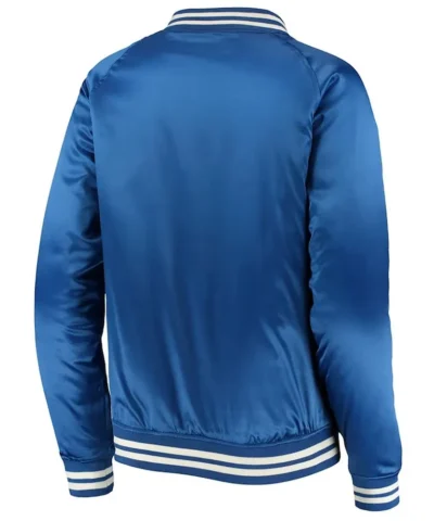 Chicago Cubs New Era Royal Satin Jacket