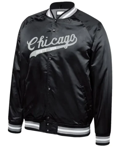 Chicago White Sox Full-Snap Black Jacket