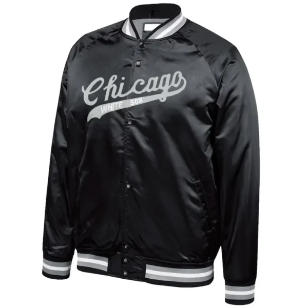 Chicago White Sox Full-Snap Black Jacket