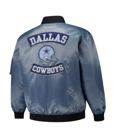 dallas-cowboys-charcoal-bomber-full-zip-jacket