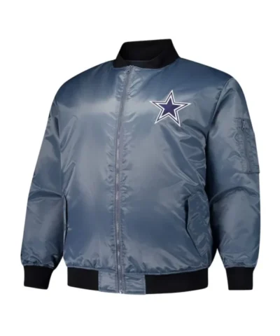 dallas-cowboys-charcoal-bomber-jacket