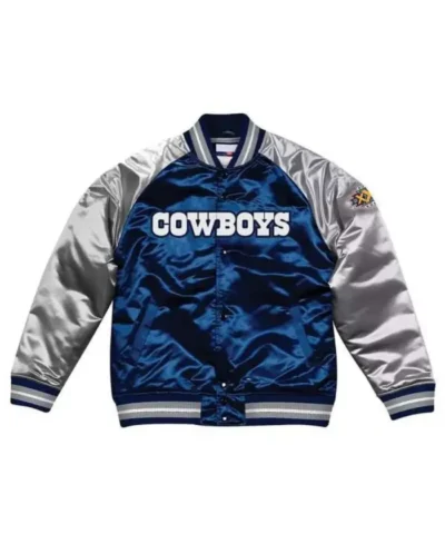 dallas-cowboys-navy-blue-and-silver-satin-jacket