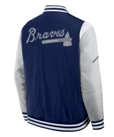 Elements Elite Atlanta Braves Navy Jacket