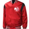 force play atlanta hawks red satin jacket