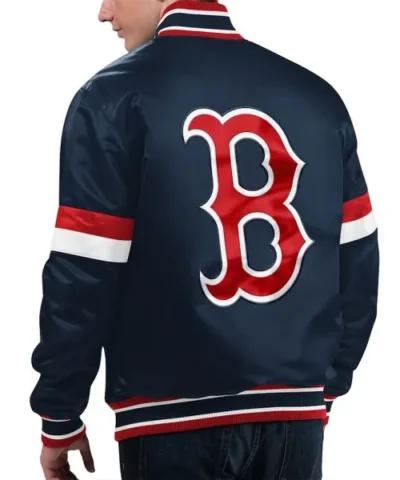 Boston Red Sox Navy Classic Satin Jacket