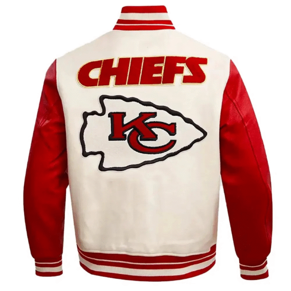 KC Chiefs Retro Classic Rib Varsity Jacket