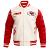 KC Chiefs Retro Classic Rib Varsity Jacket