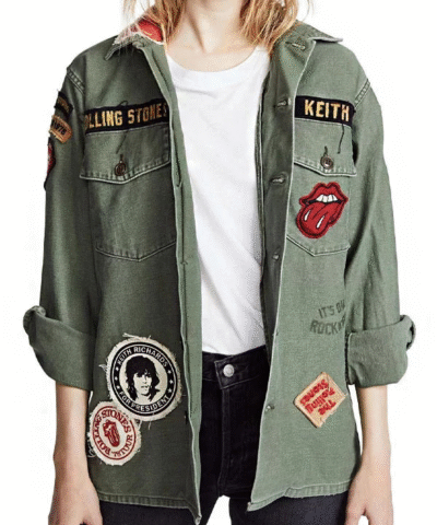 Rolling Stones Military Jacket