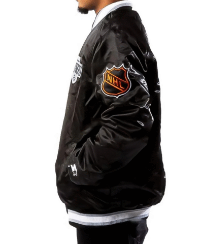 Los Angeles Kings Black Bomber Jacket