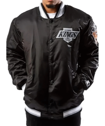 Los Angeles Kings Black Bomber Jacket