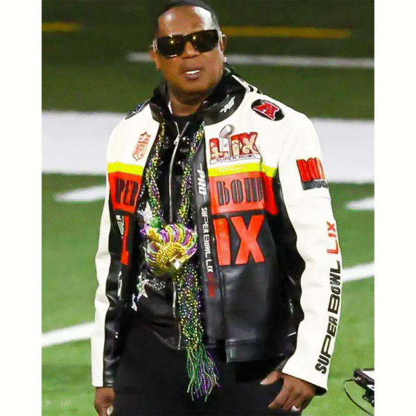 Master P Super Bowl LIX Pregame Leather Jacket