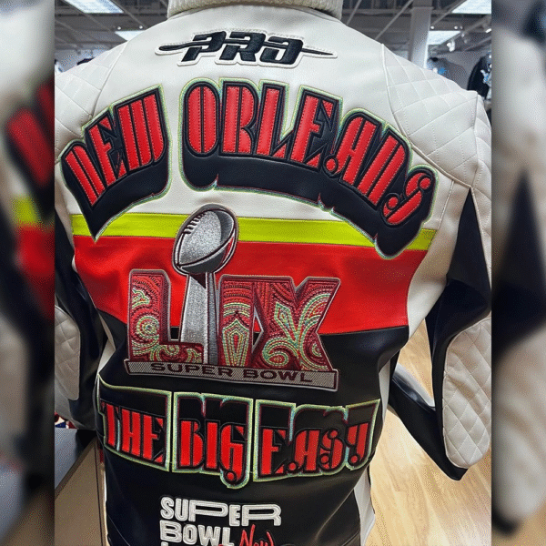 Super Bowl LIX Pregame Leather Jacket