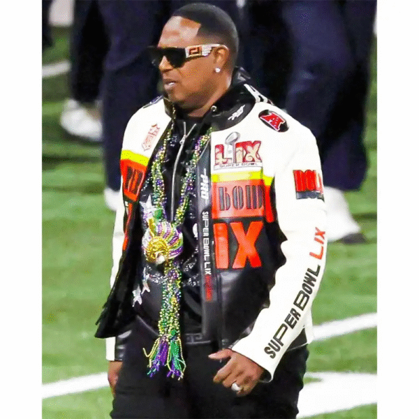 Master P Super Bowl LIX Pregame Leather Jacket