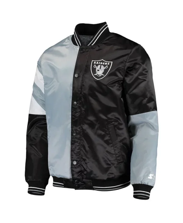 las-vegas-raiders-leader-black-silver-jacket