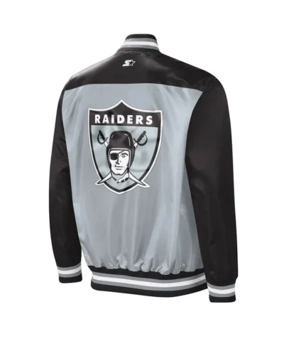 las-vegas-raiders-the-tradition-ii-gray-and-black-jacket