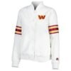 line-up-washington-commanders-white-satin-jacket