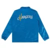 los-angeles-chargers-blue-satin-windbreaker