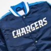los-angeles-chargers-striped-navy-varsity-satin-jacket