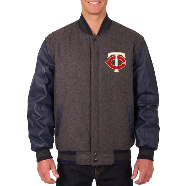 minnesota-twins-charcoal-and-navy-varsity-jacket
