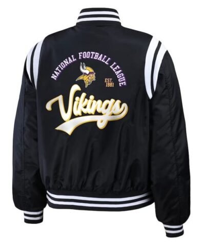 minnesota-vikings-black-bomber-full-zip-jacket