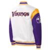 minnesota-vikings-throwback-warm-up-pitch-white-and-purple-varsity-satin-jacket