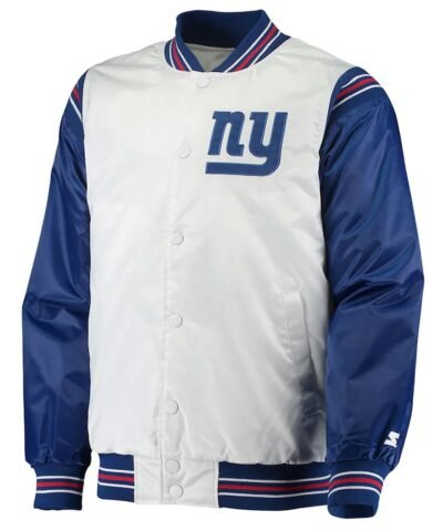 new-york-giants-throwback-white-and-blue-satin-jacket
