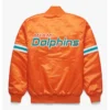 nfl-miami-dolphins-orange-satin-jacket