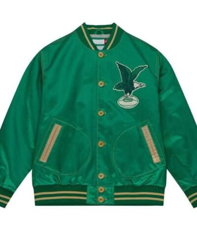 1938 Philadelphia Eagles Green Satin Jacket