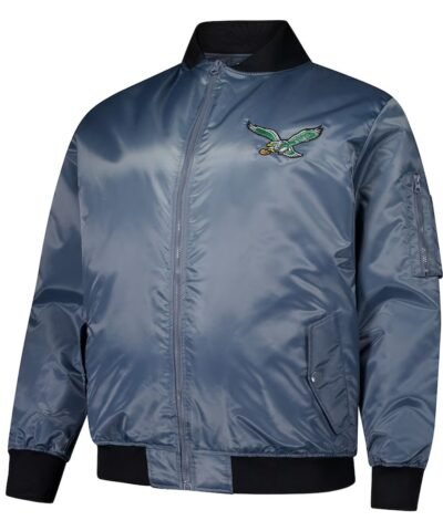 philadelphia-eagles-charcoal-bomber-jacket