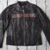 Harley Davidson Men Black Biker Jacket