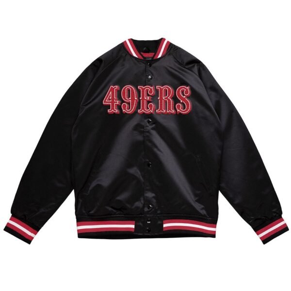 san-francisco-49ers-black-lightweight-jacket