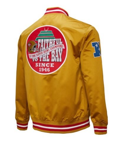 san-francisco-49ers-double-down-gold-satin-jacket
