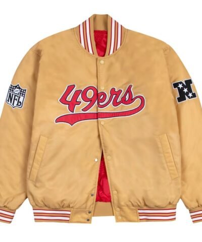 san-francisco-49ers-gold-bomber-jacket