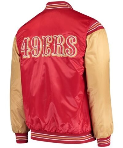 san-francisco-49ers-red-and-gold-varsity-satin-jacket