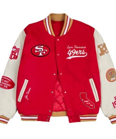 san-francisco-49ers-scarlet-letterman-jacket