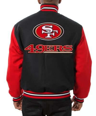 san-francisco-49ers-varsity-black-and-scarlet-jacket