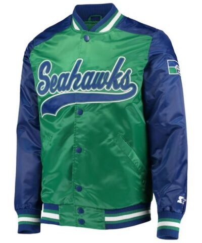 Seattle Seahawks Green and Blue The Tradition II Jacket