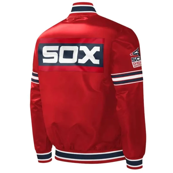 chicago-white-sox-slider-red-satin-jacket