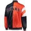Chicago Bears Leader Satin Jacket