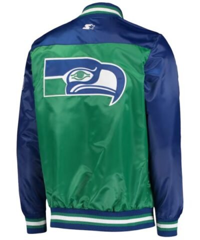 Seattle Seahawks Green and Blue The Tradition II Jacket