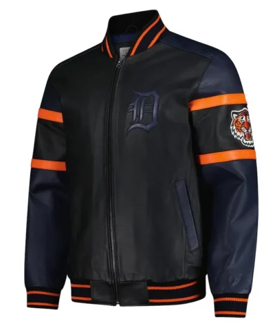 striped-detroit-tigers-varsity-leather-jacket