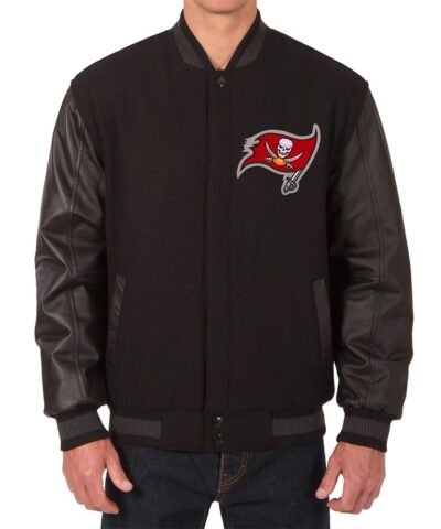tampa-bay-buccaneers-black-varsity-jacket