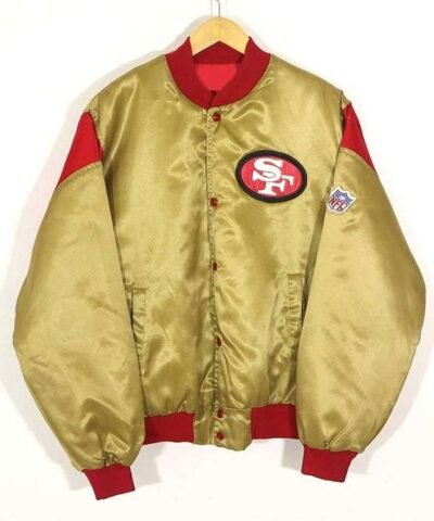 teddy-san-francisco-49ers-80s-gold-jacket