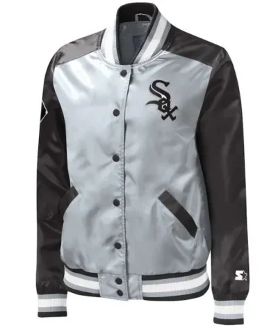 the-legend-chicago-white-sox-silver-and-black-jacket
